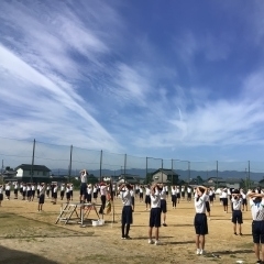 生徒の声で進む体育祭練習